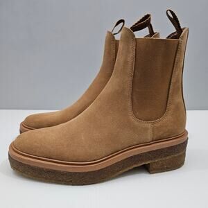 NEW Loeffler Randall Raquel Ankle Boot Womens 9 Brown Suede Pull On Chelsea Fall